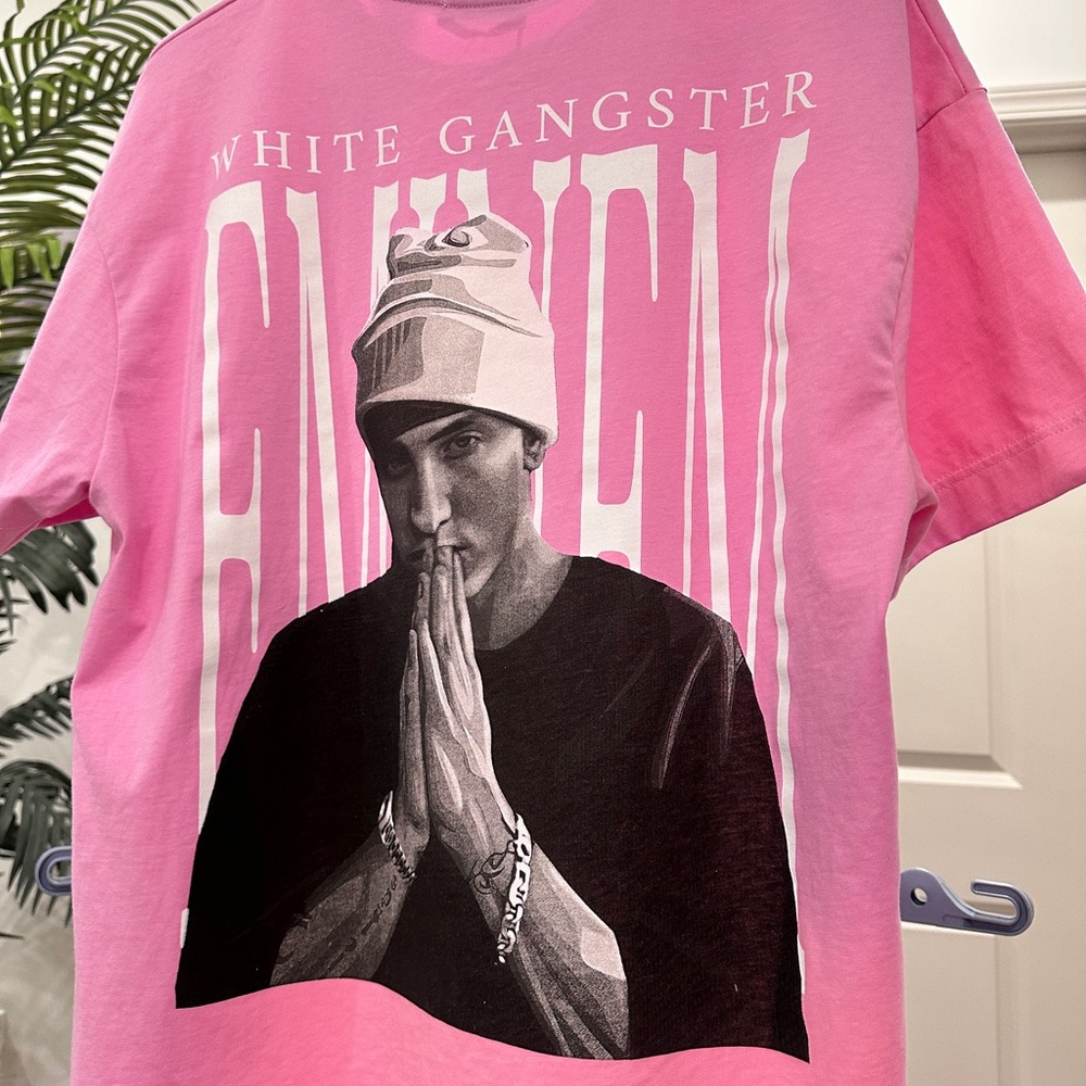 Men’s Size S Pink Eminem Tee- BRAND NEW from Italy!